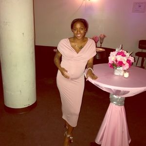 Mauve Shoulder Dress